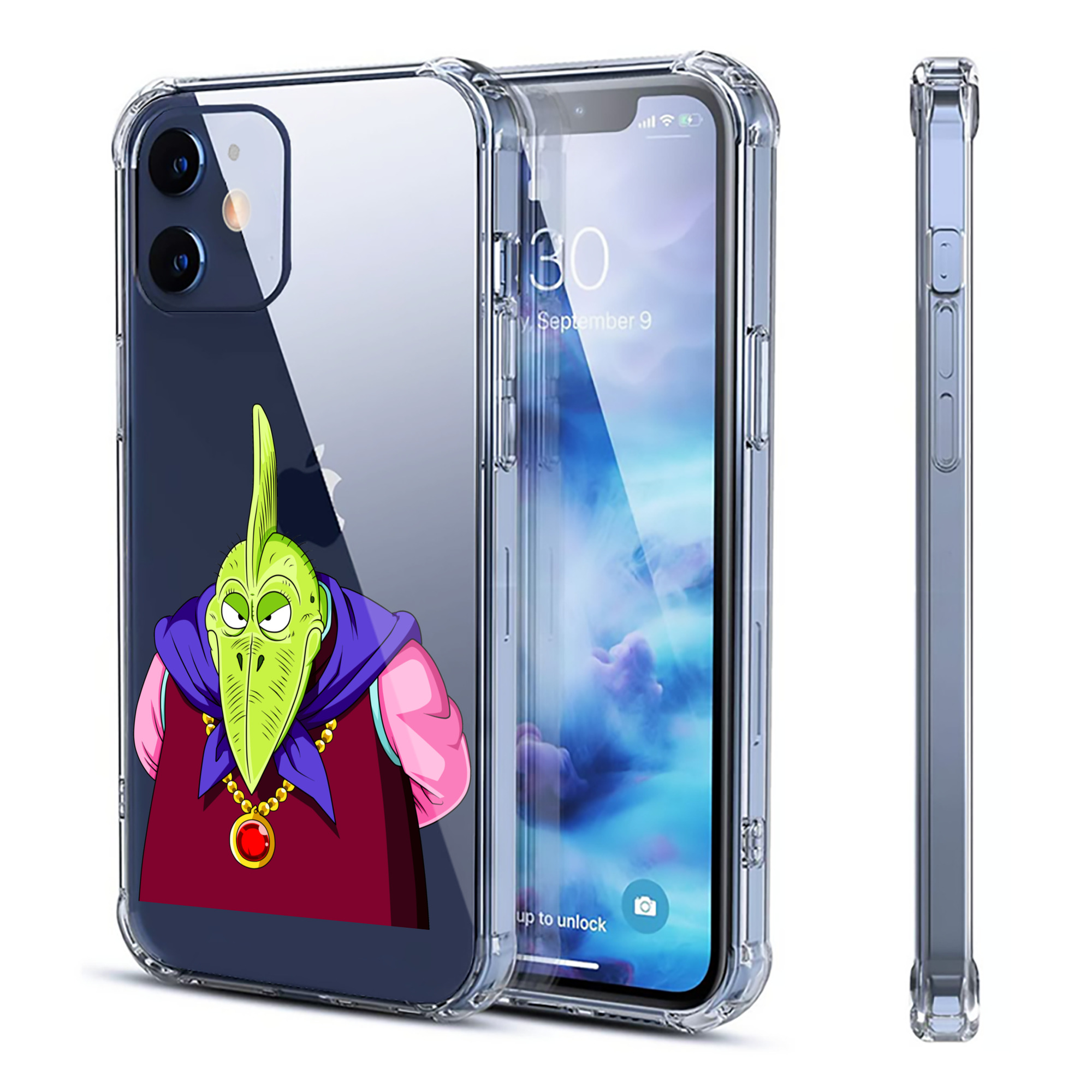 （画像用） ドラゴンボール DRAGON BALL 【iPhone 12シリーズ対応】透明スマホケース（クリアソフトケース）